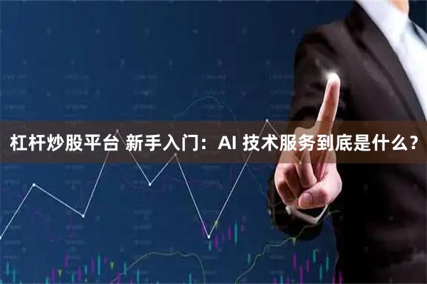 杠杆炒股平台 新手入门：AI 技术服务到底是什么？